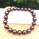 Bracelet Pierre Grenat Rouge | Lithothérapie Stéphanie